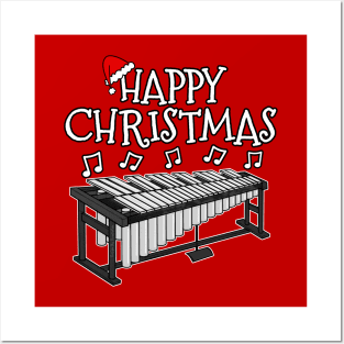 Christmas Vibraphone Vibraphonist Music Teacher Xmas 2022 Posters and Art